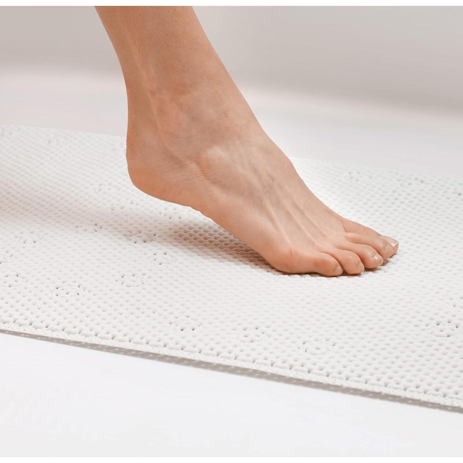 Alfombra de Baño Antideslizante Duck Brand Softex 91x43 cm Blanca