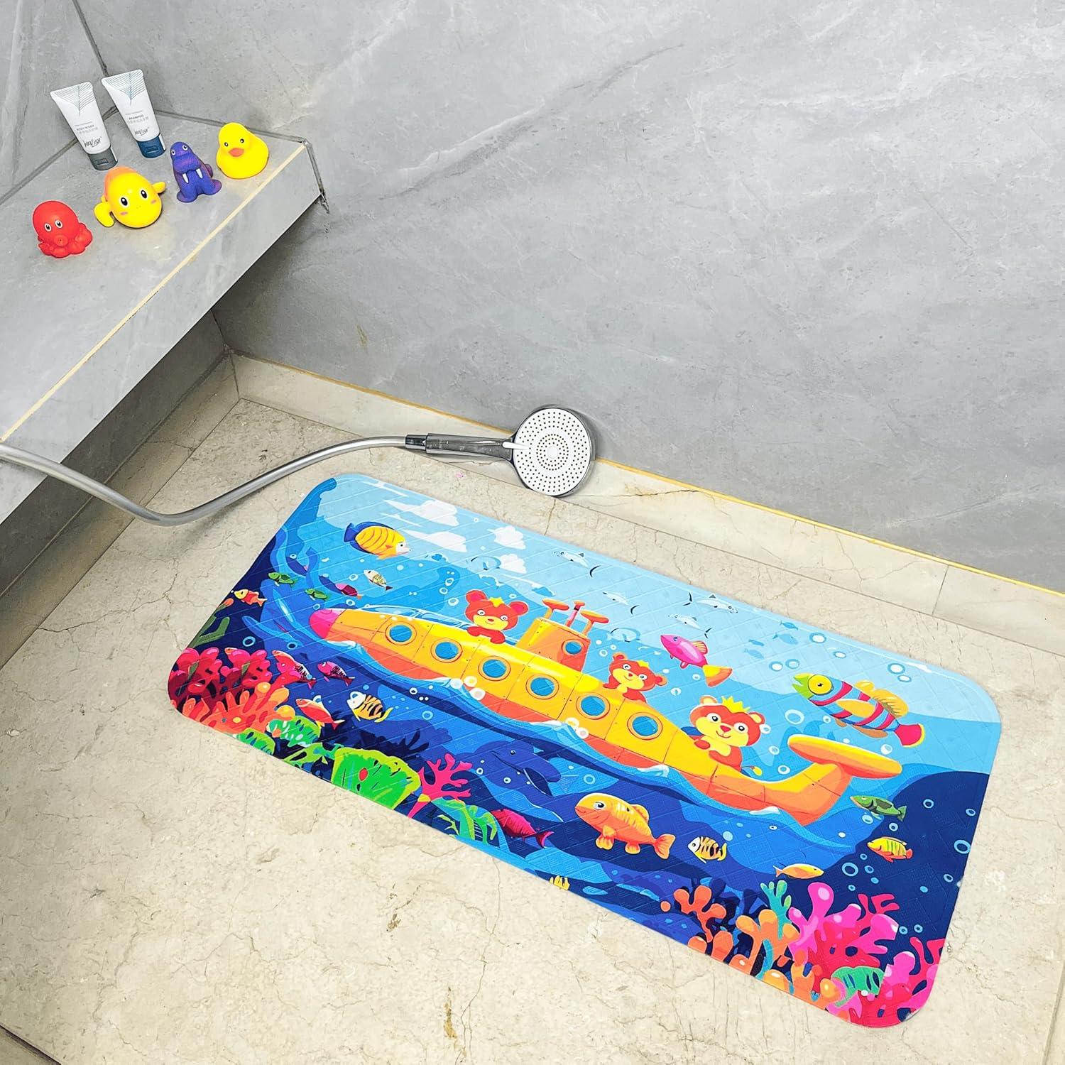 Alfombrilla Antideslizante para Bañera BOPPIE 89x38 cm Submarino