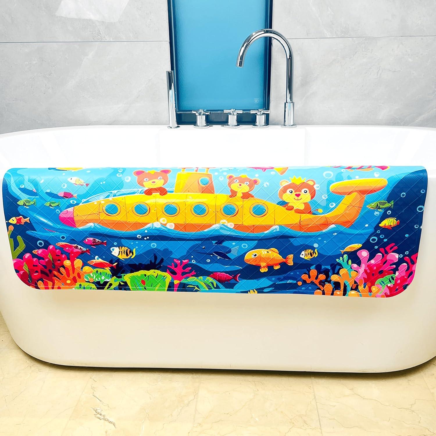 Alfombrilla Antideslizante para Bañera BOPPIE 89x38 cm Submarino