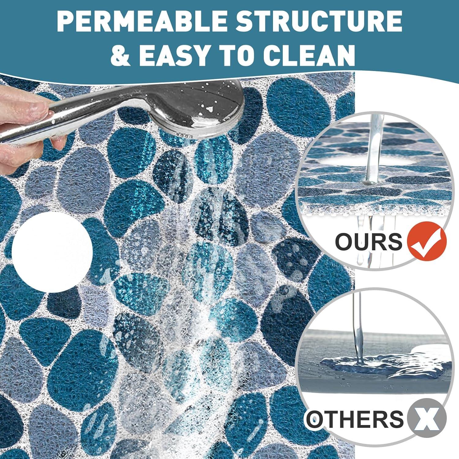 Alfombra de Ducha Antideslizante Mavicen 61x61 cm PVC