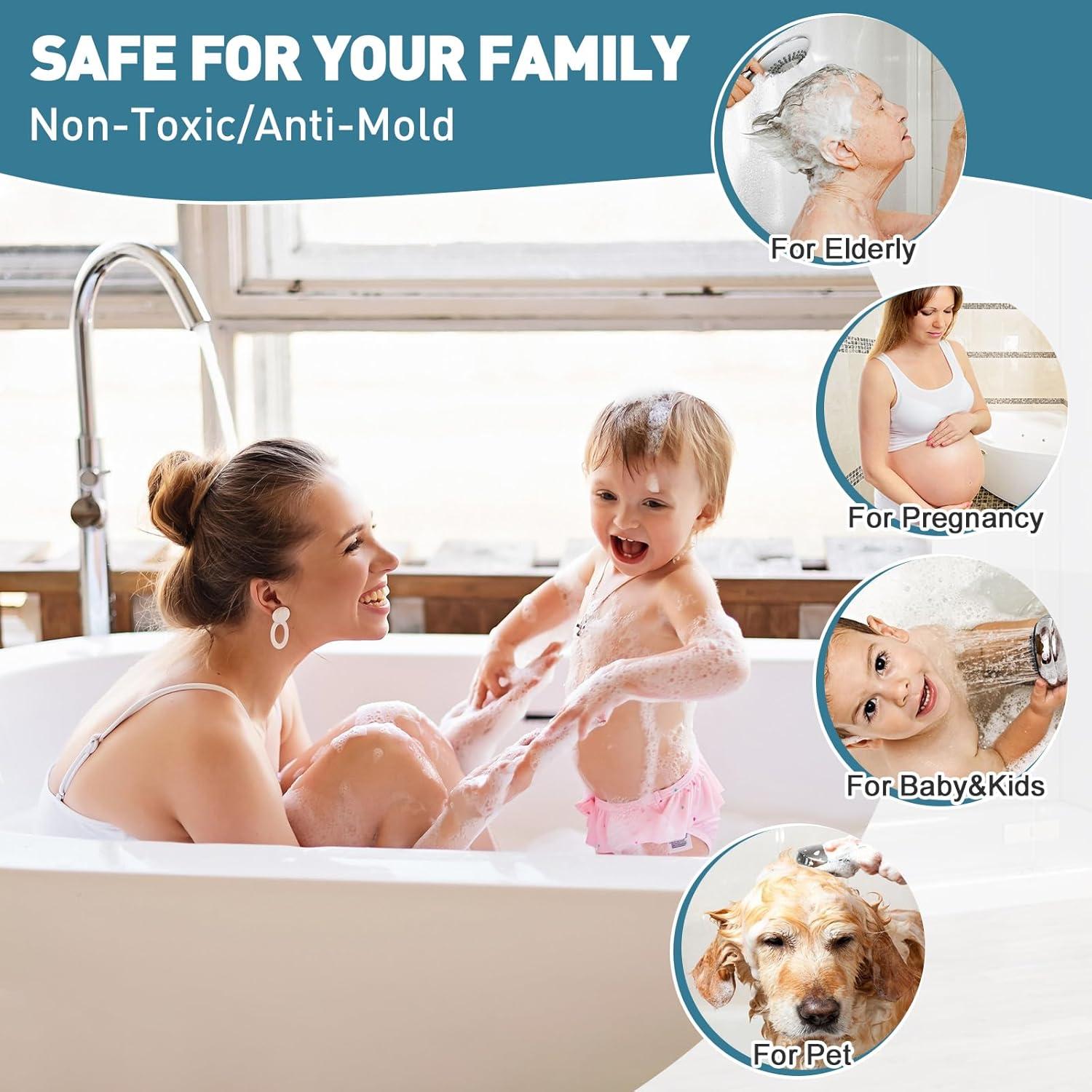 Alfombra de Ducha Antideslizante Mavicen 61x61 cm PVC