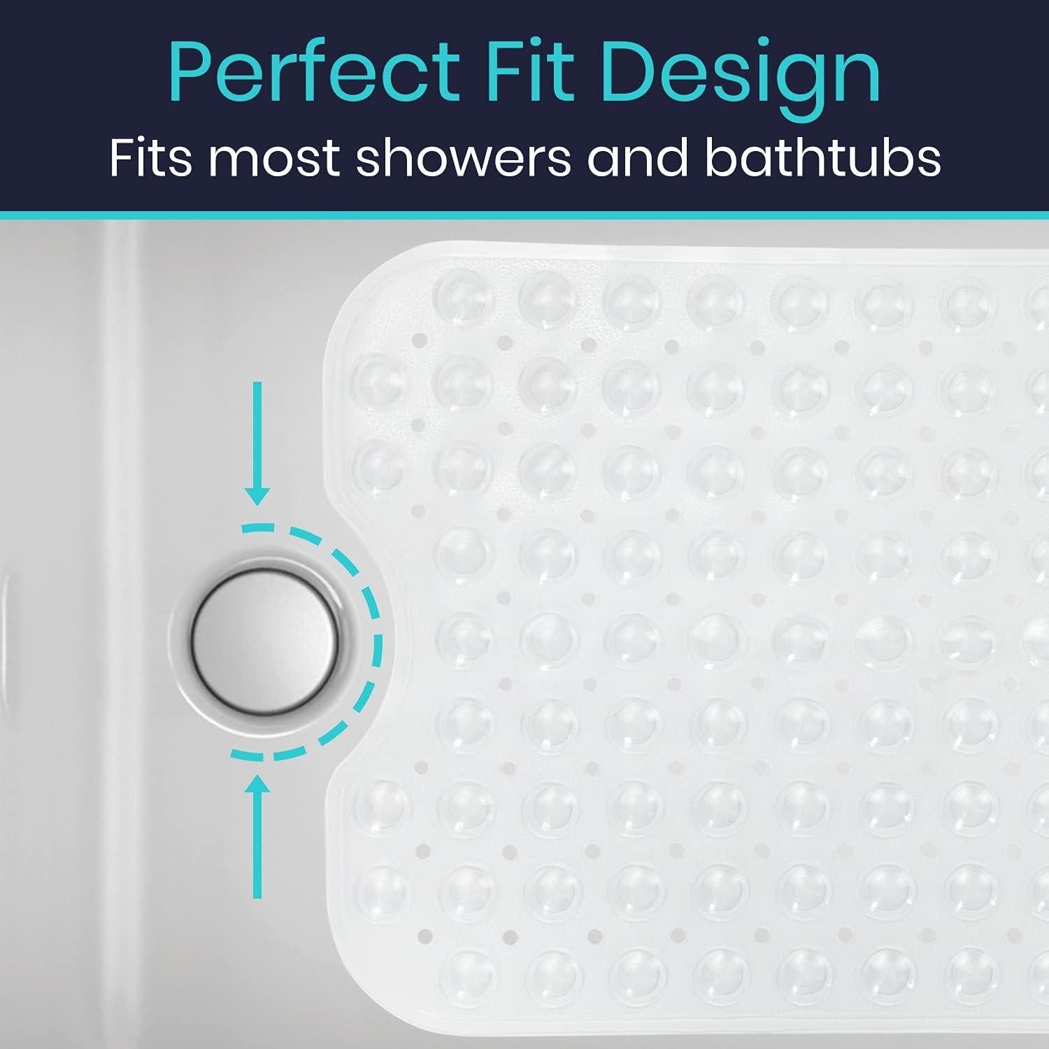 Alfombrilla Antideslizante de Bañera Vive 96.5x38.1cm PVC