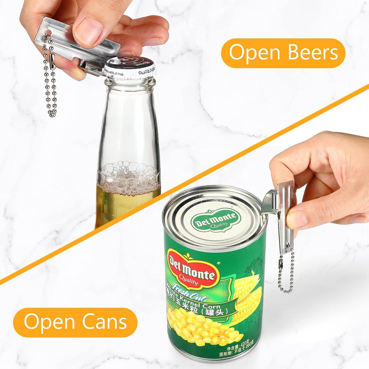 Abridores de Latas Tarpop 100 Piezas Acero Inoxidable Camping