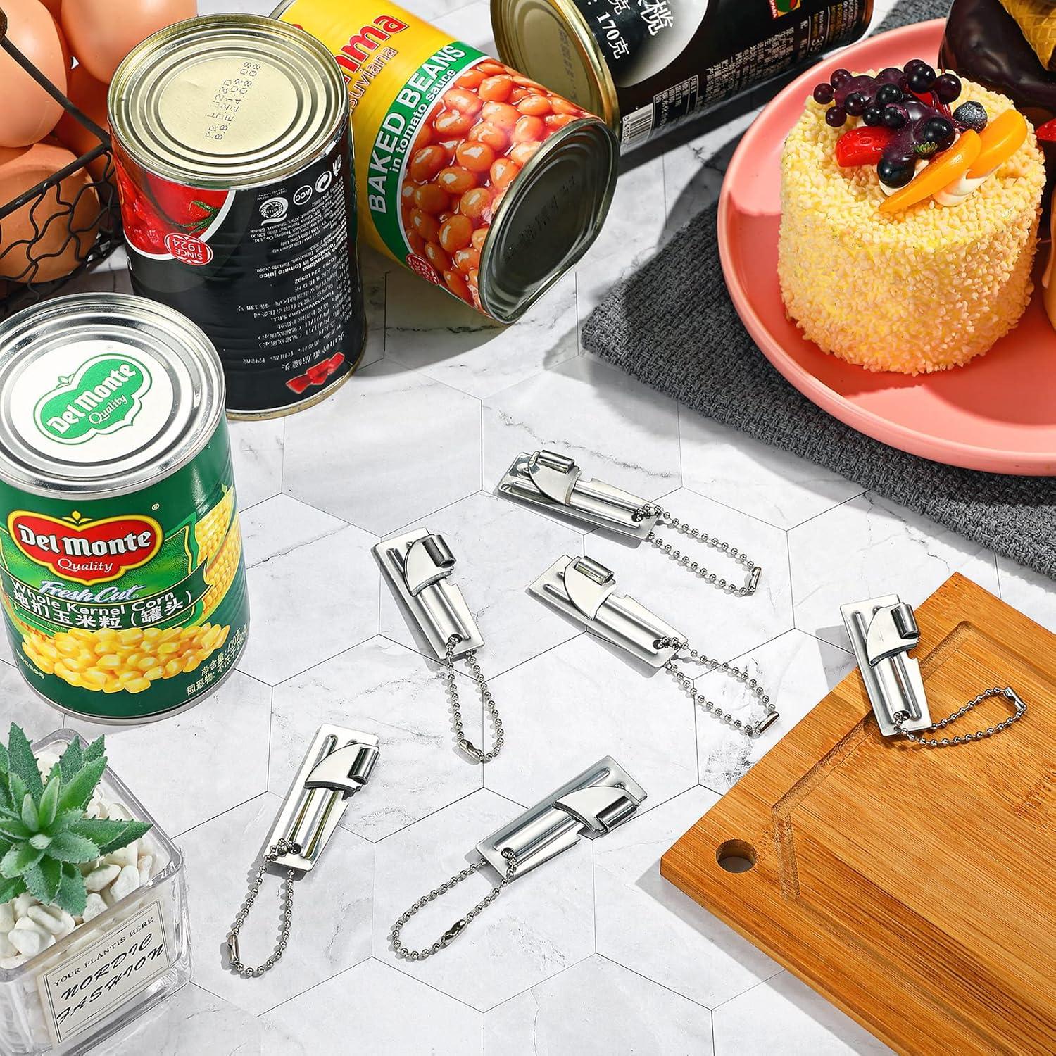 Abridores de Latas Tarpop 100 Piezas Acero Inoxidable Camping