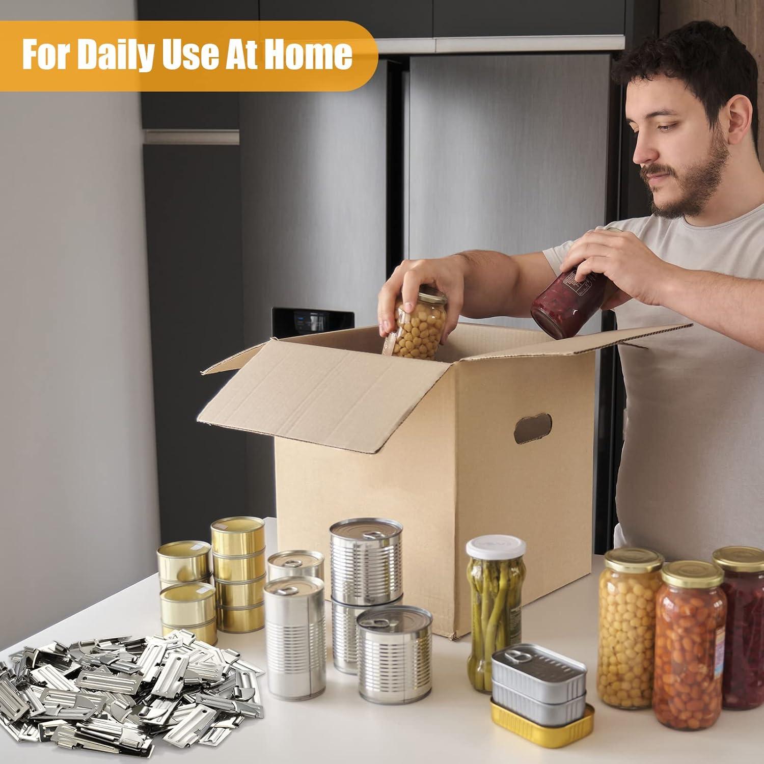 Abridores de Latas Tarpop 100 Piezas Acero Inoxidable Camping