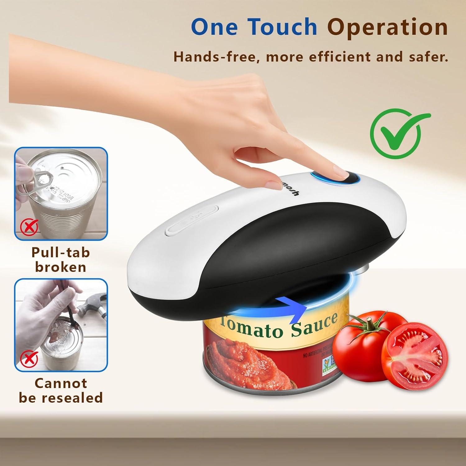 Abrelatas Eléctrico SAKAMOSH Recargable Automático para Cocina