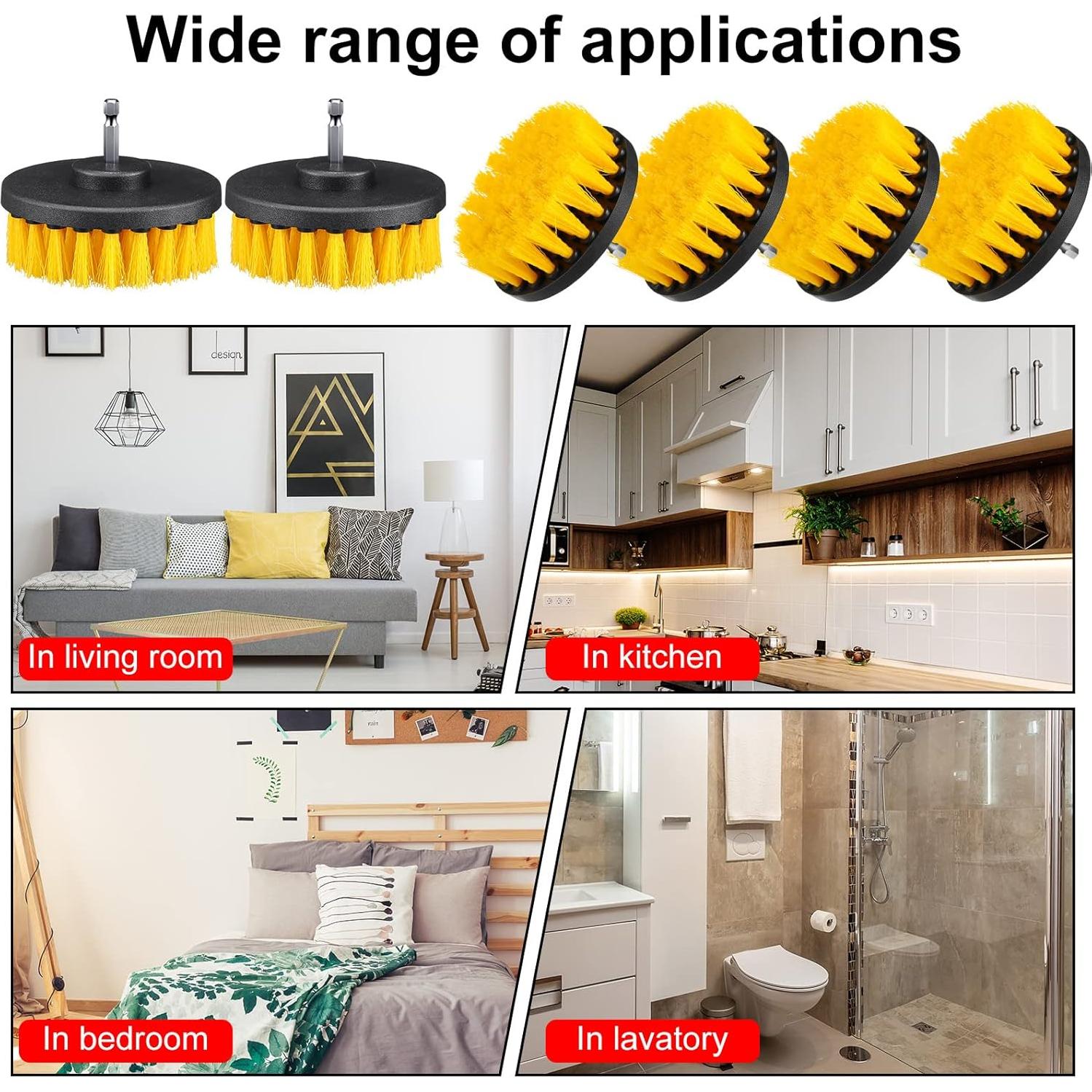 Kit de Limpieza 6 Pcs Brochas para Taladro Remerry 10.16 cm