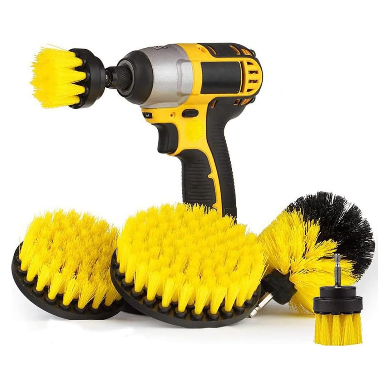 Juego de 5 cepillos de limpieza para taladro XCXSR - 2" a 5"