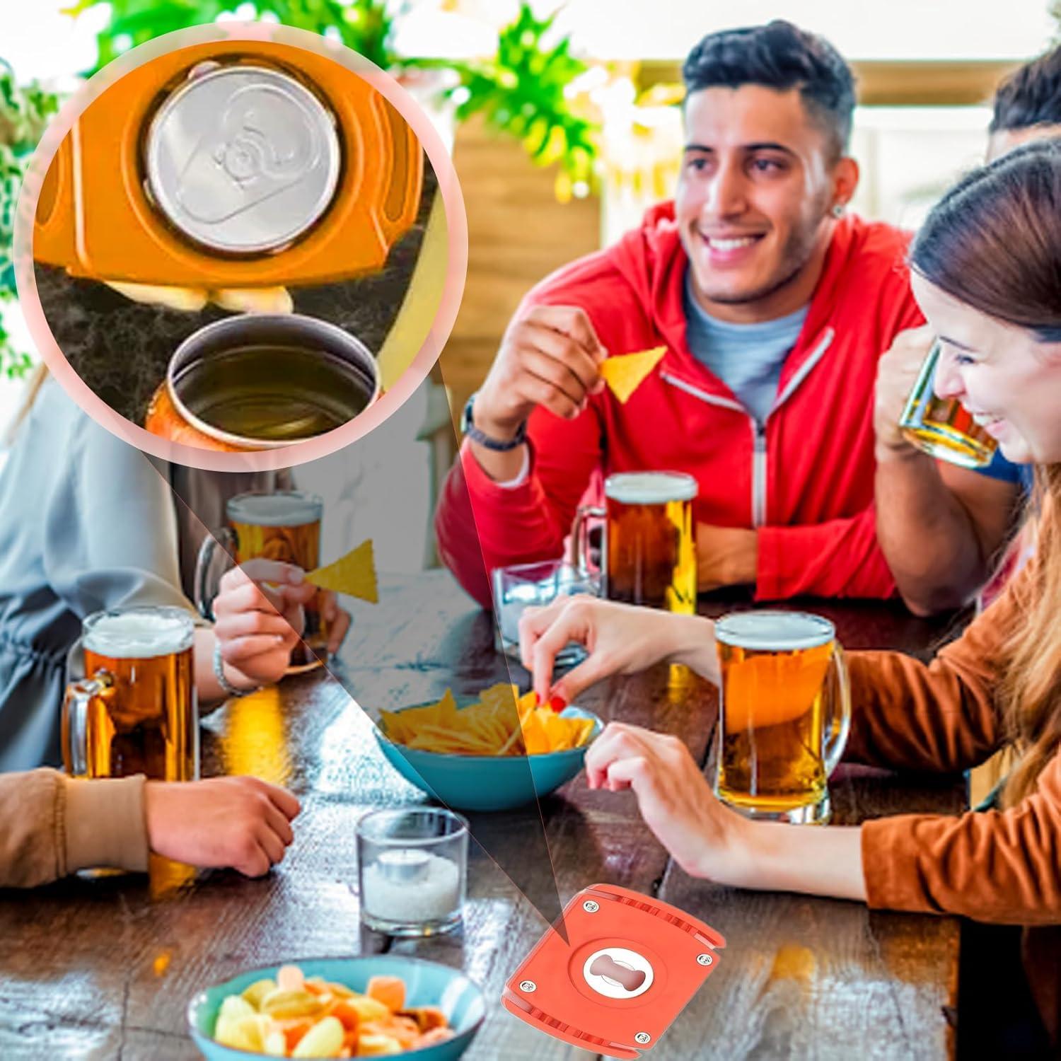 Abrebotellas de Latas Gyinere Rojo 6 cm Manual para Bebidas