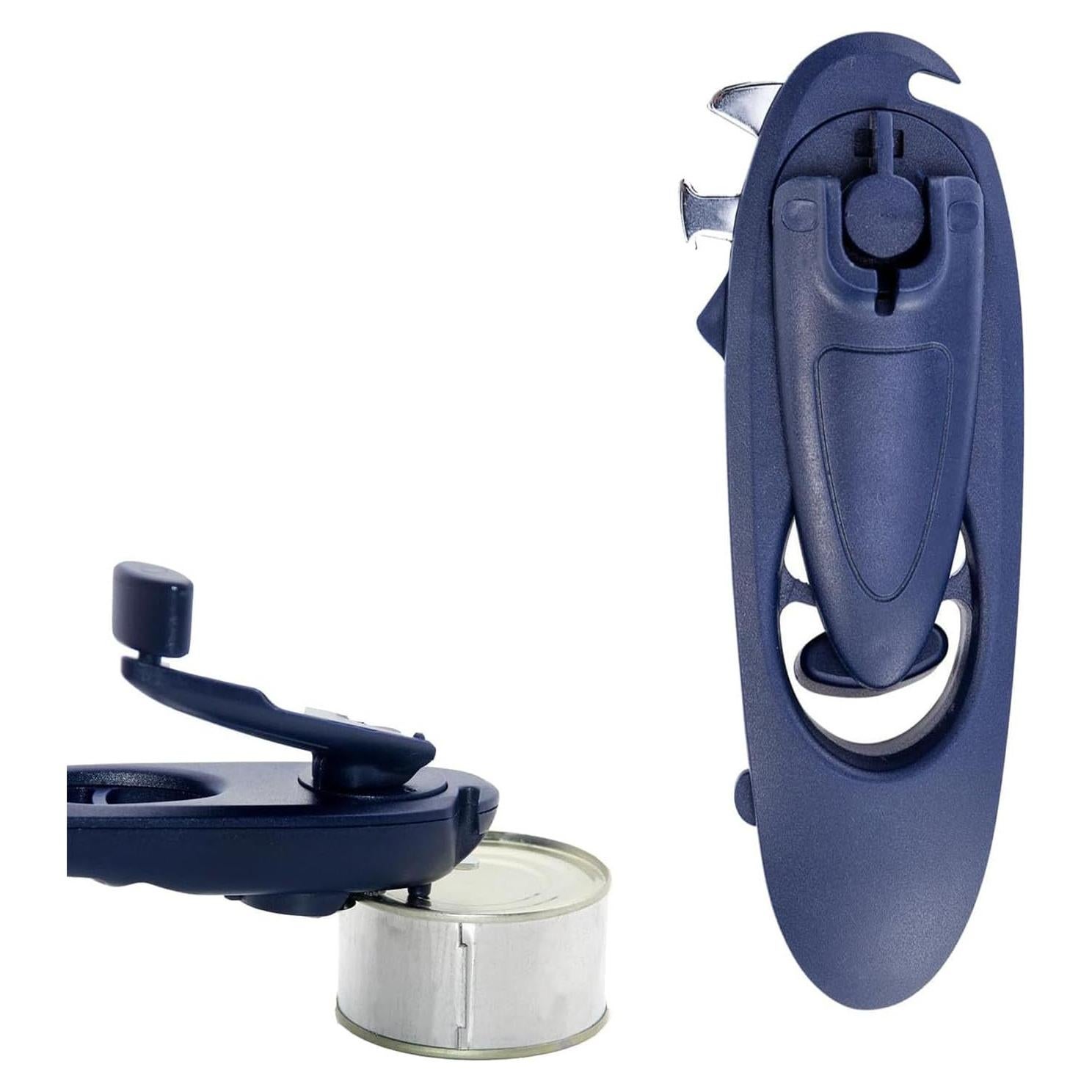 Abre latas 8-en-1 Conwhzc Manual Acero Inoxidable Azul
