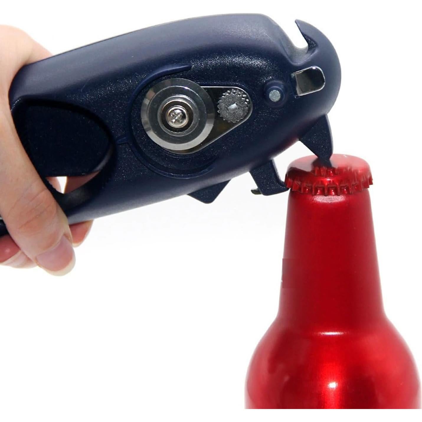 Abre latas 8-en-1 Conwhzc Manual Acero Inoxidable Azul