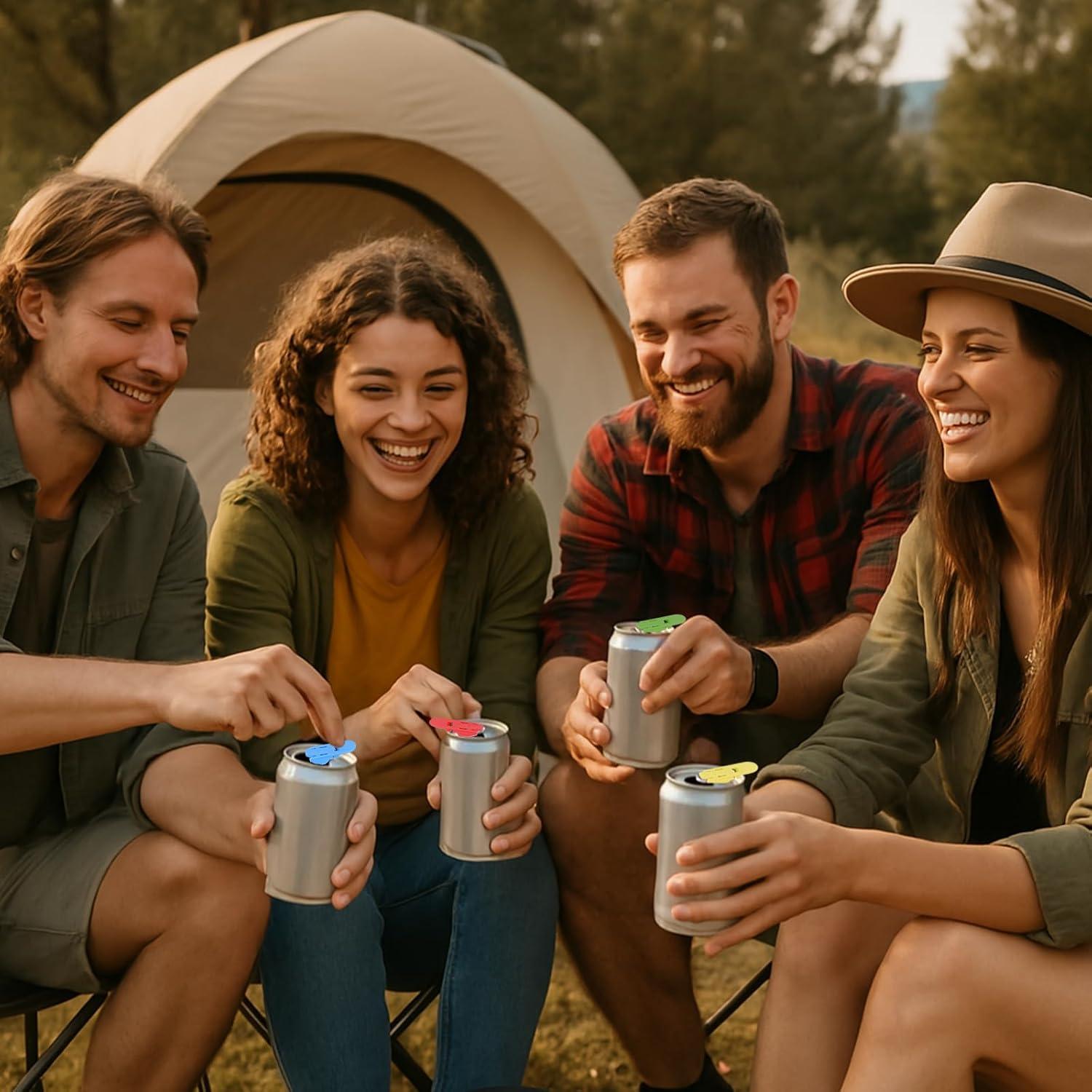 21 Piezas Abrebotellas Manual Aeaocvo con Protectores de Latas