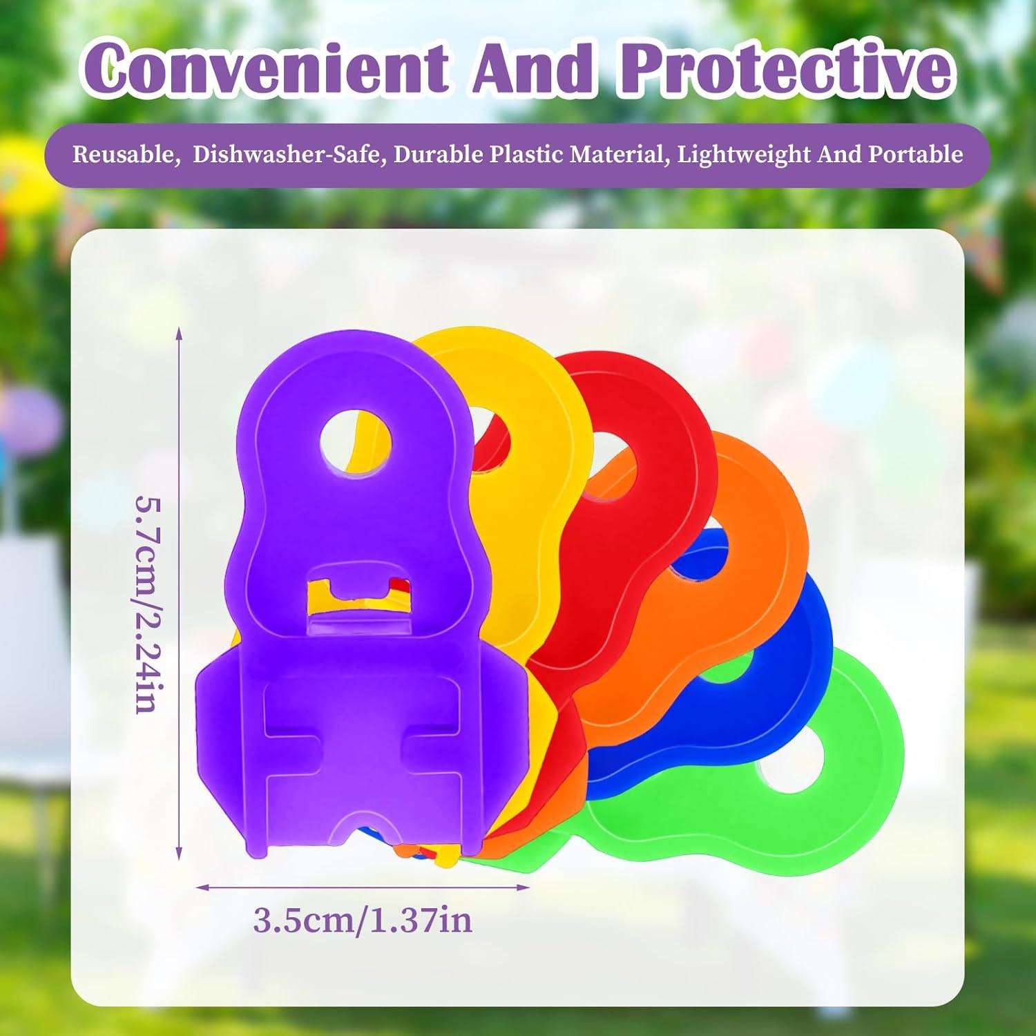 6 Abridores de Lata Manuales Telooco Coloridos a Prueba de Fugas