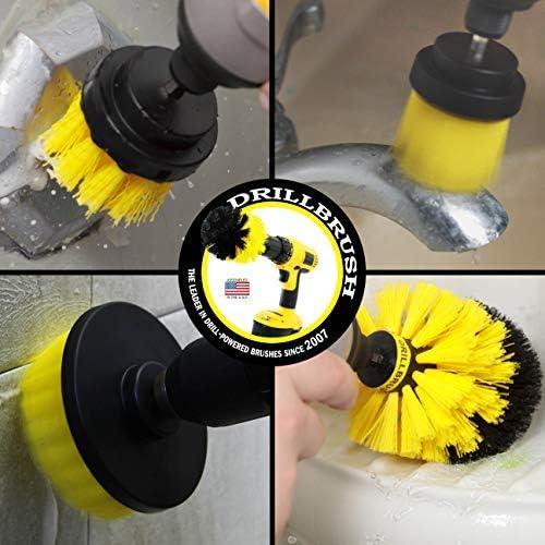 Kit de Cepillos de Limpieza para Baño Drillbrush - 4 Piezas