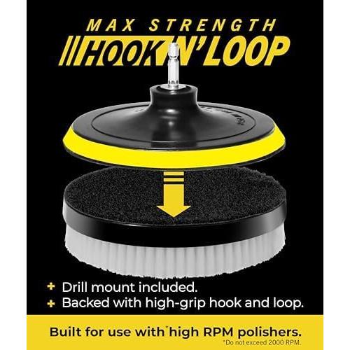 Accesorio de Cepillo VViViD para Taladro 150mm Duro