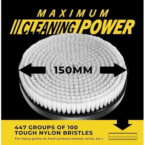 Accesorio de Cepillo VViViD para Taladro 150mm Duro