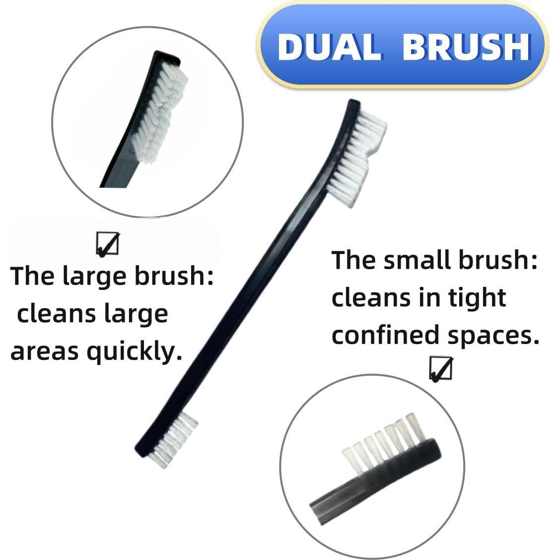 Juego de 10 cepillos de limpieza PAOTEEM - Cerdas suaves