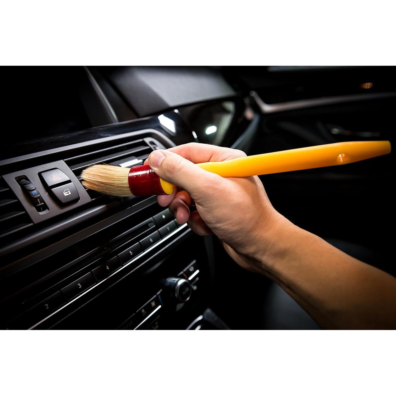 Cepillo de Detalle Chemical Guys ACCS91 con Cerdas de Jabalí