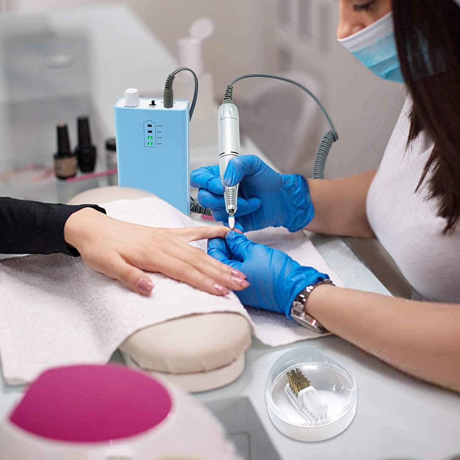 Estuche limpiador de brocas de taladro HiANNE NBC-02 con cepillos