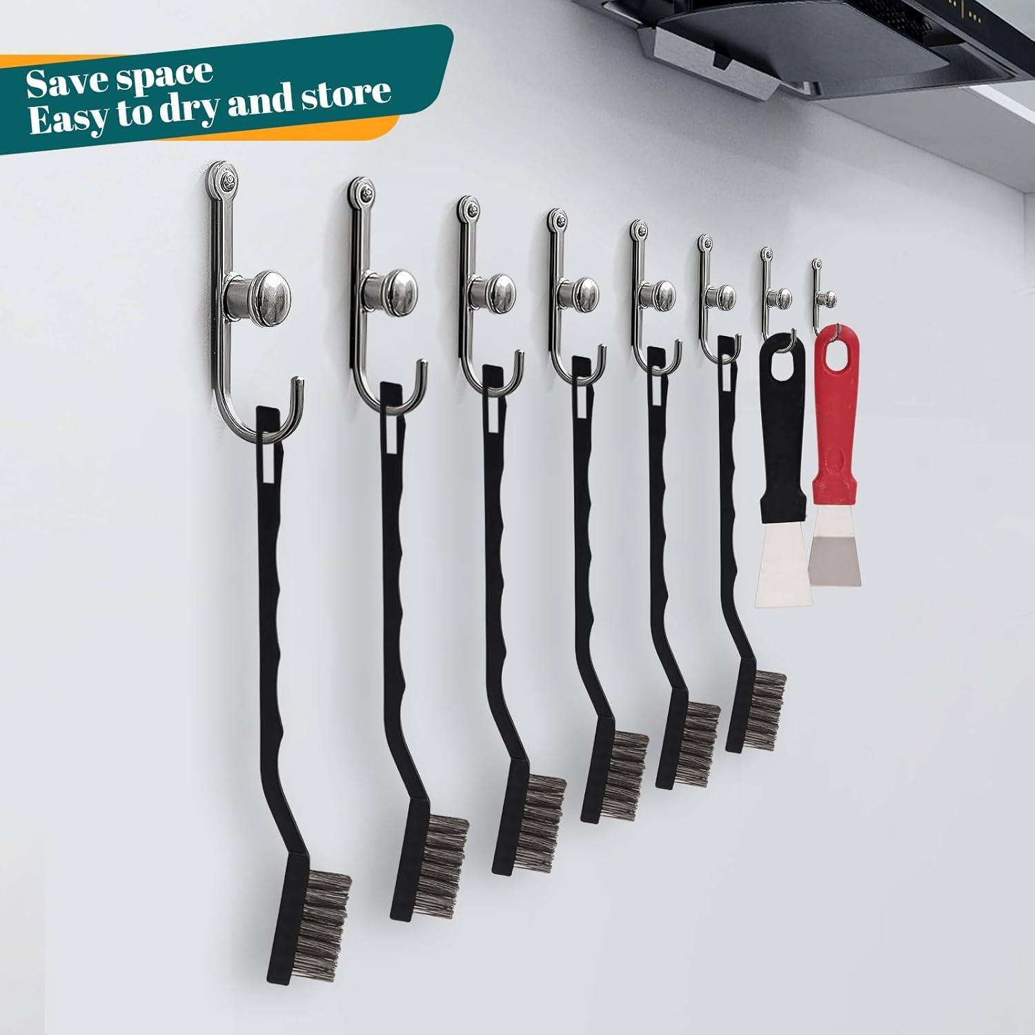 Juego de 40 Cepillos de Alambre de Acero Inoxidable Jikvmis