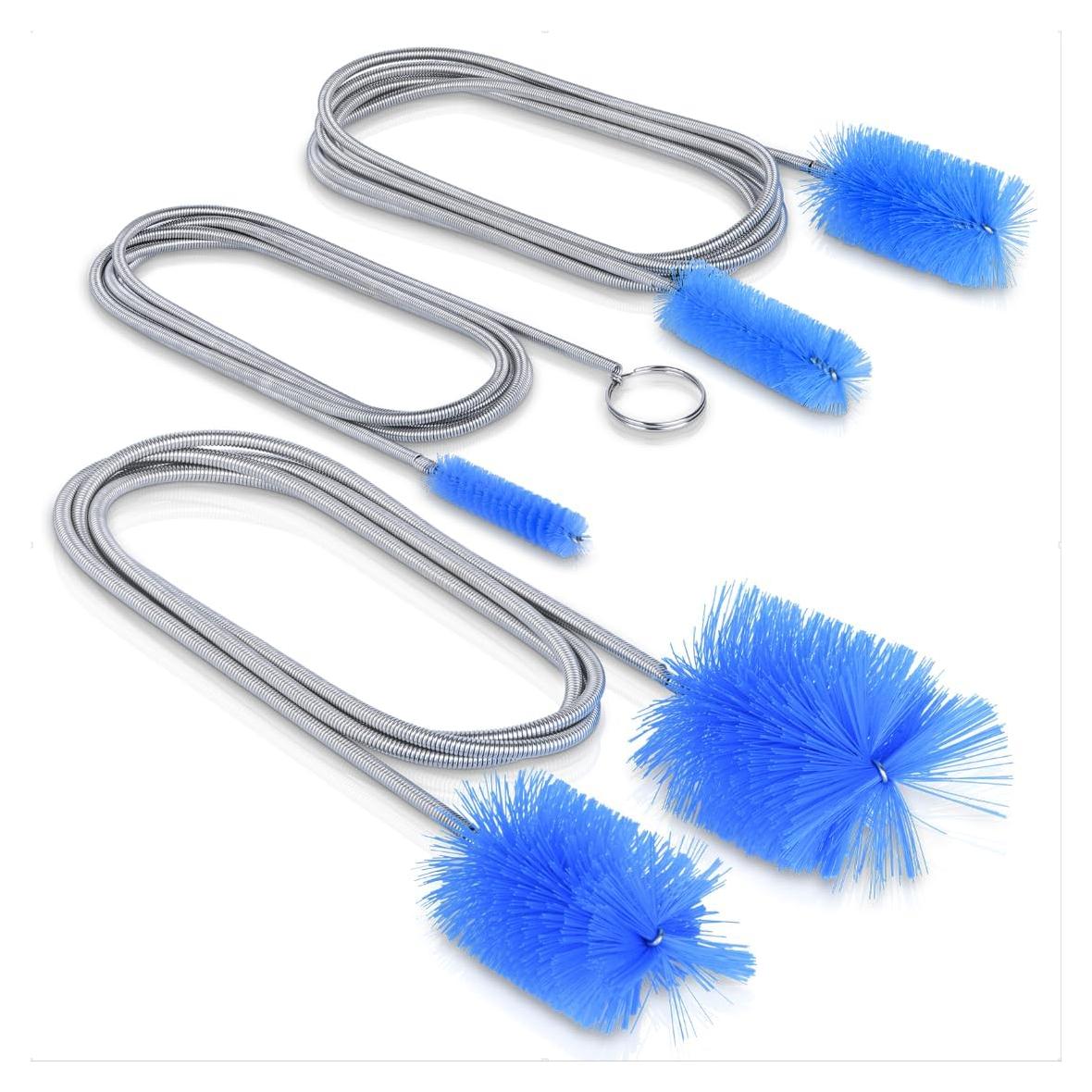 Juego de Cepillos de Drenaje Crvewom 3 Piezas Acero Inoxidable