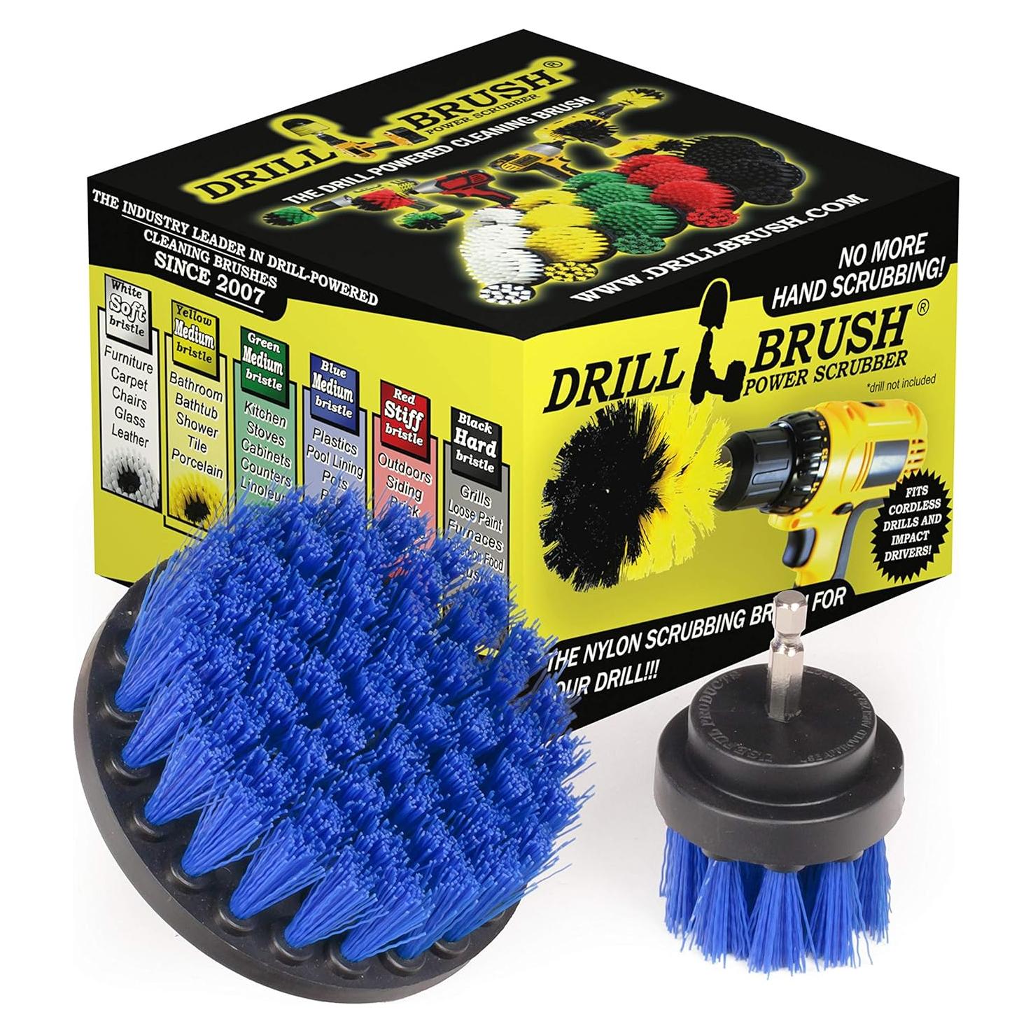Kit de Cepillos de Taladro Drillbrush - 2 Piezas Azul