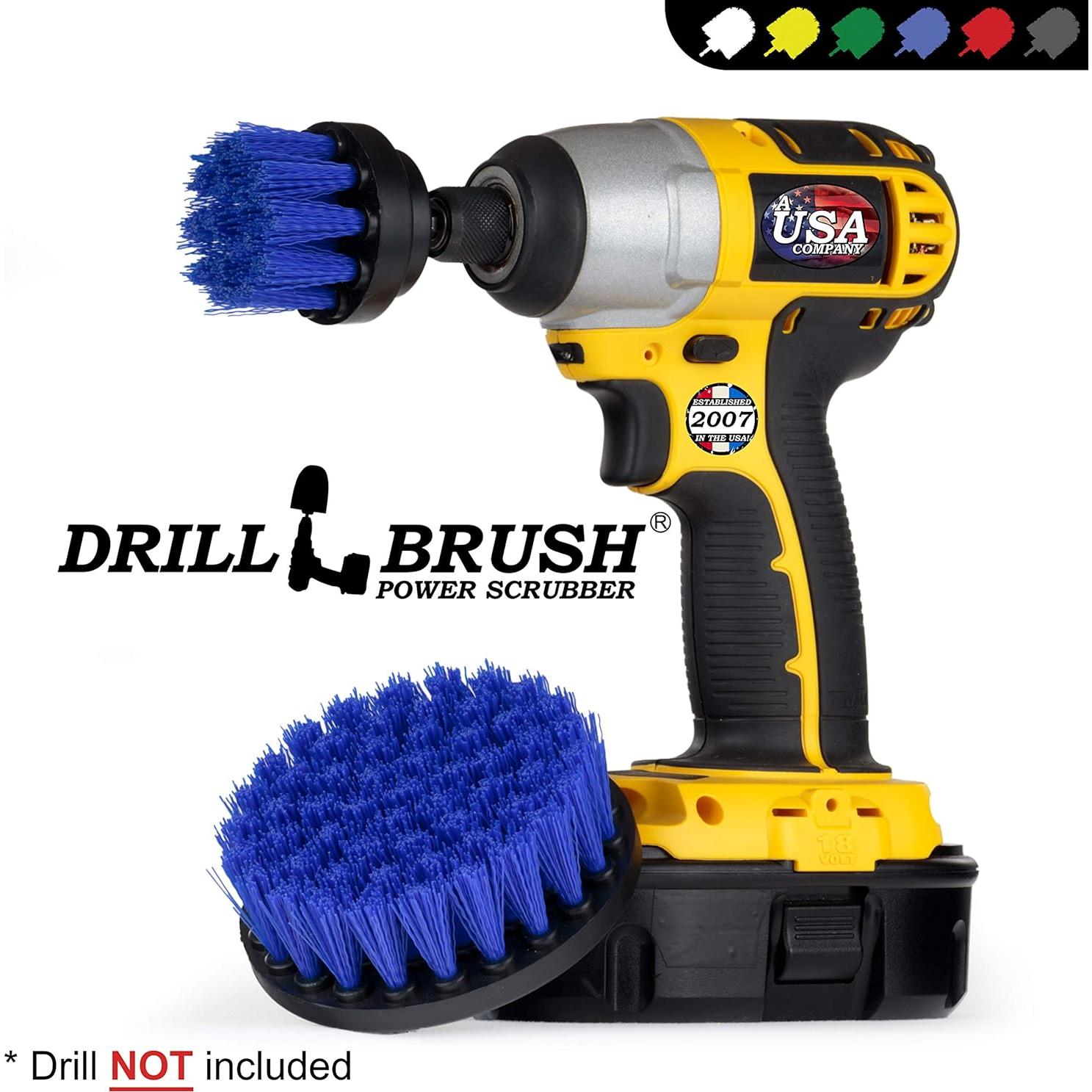 Kit de Cepillos de Taladro Drillbrush - 2 Piezas Azul