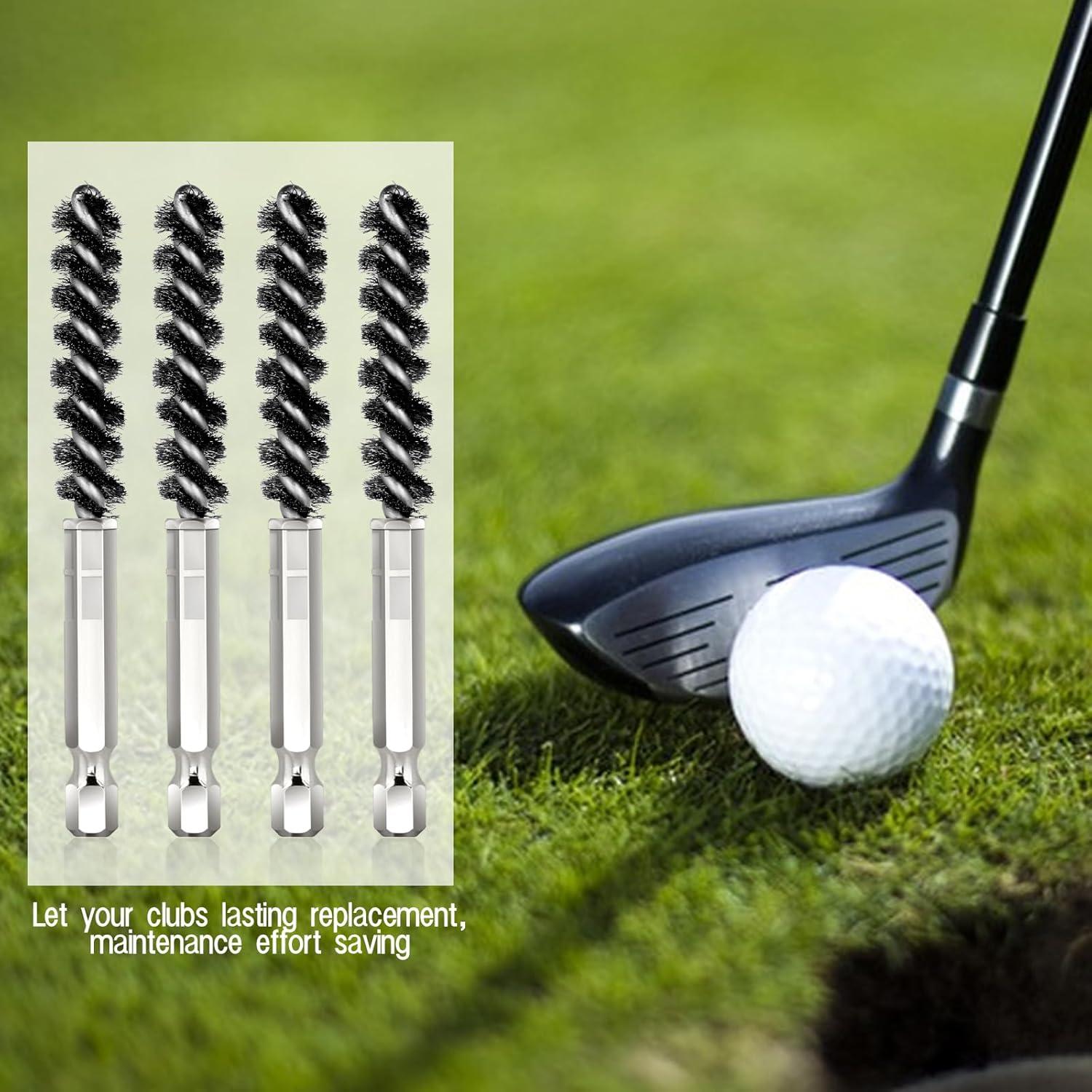 4 Cepillos de Limpieza para Palos de Golf Xthrotsenk Acero Inoxidable