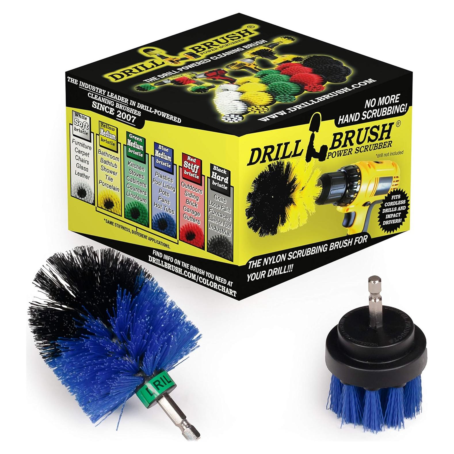 Set de Cepillos de Limpieza Acuática Drillbrush - 2 Piezas