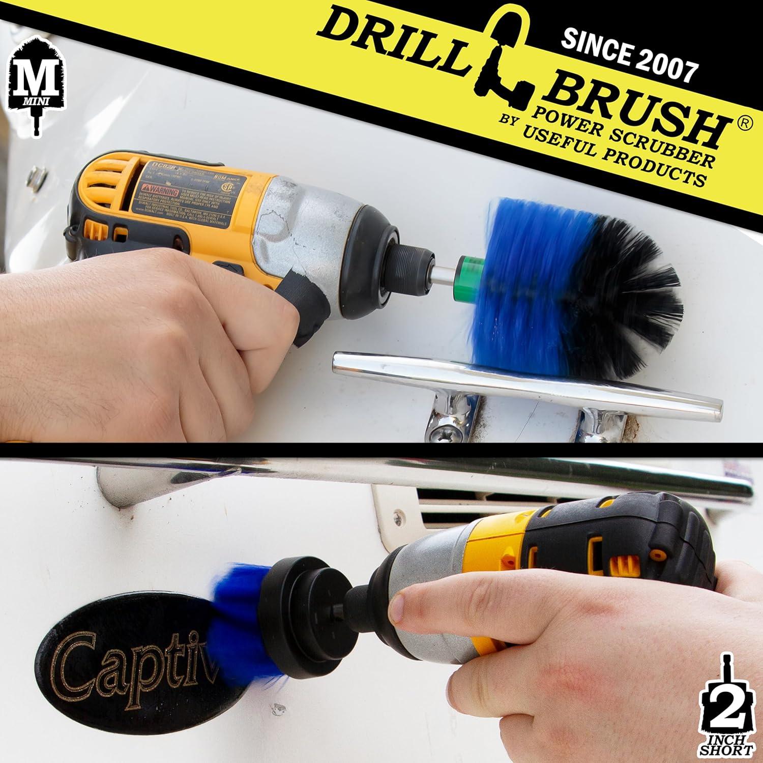 Set de Cepillos de Limpieza Acuática Drillbrush - 2 Piezas