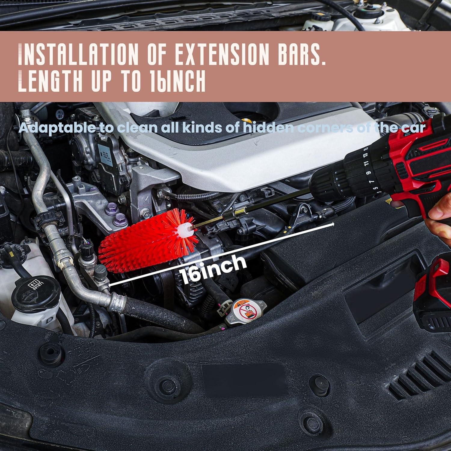 Cepillo Limpiador de Ruedas Enpato E2015-1 Nylon 38.1 cm