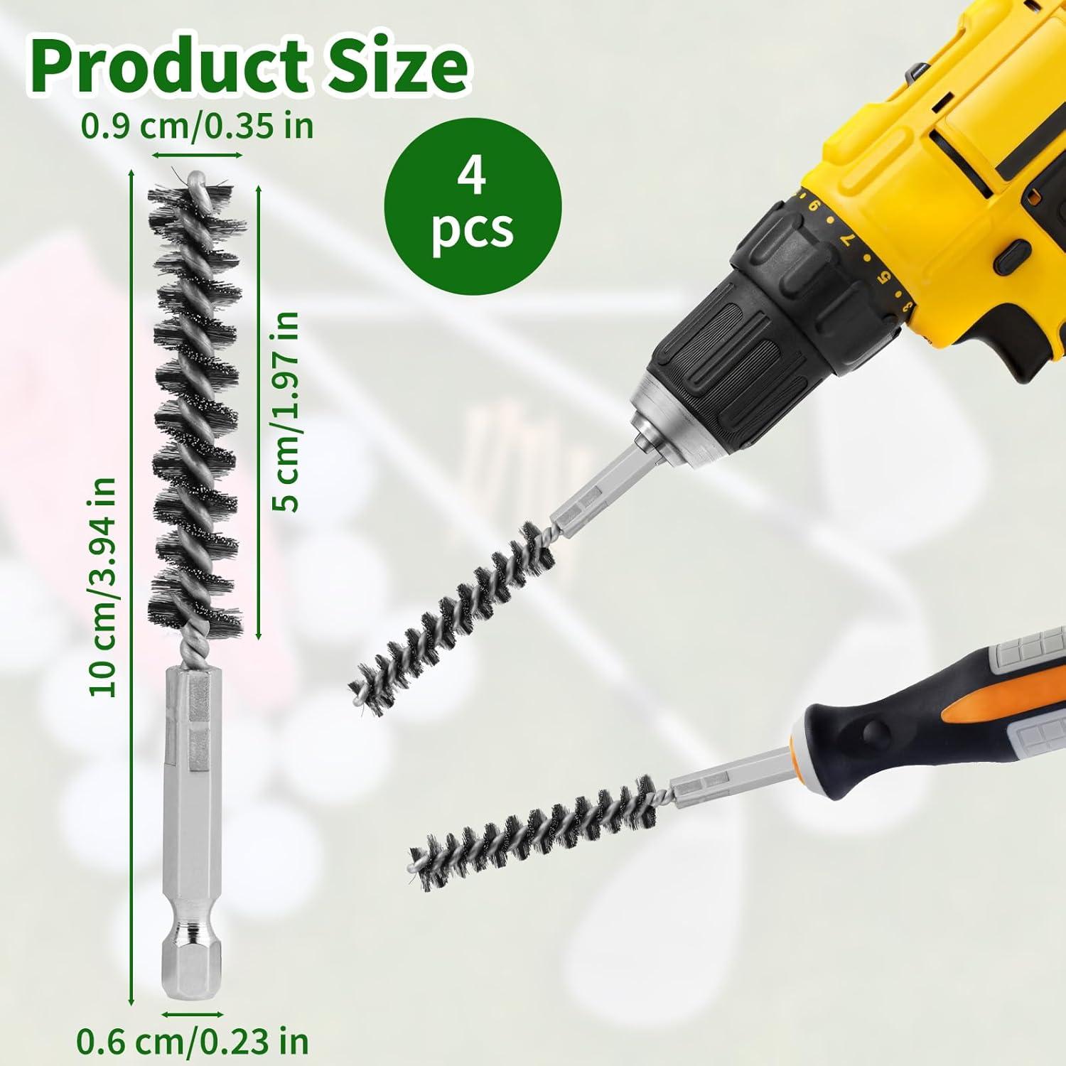 Juego de cepillos de limpieza de golf Pretwad 4 piezas acero inoxidable