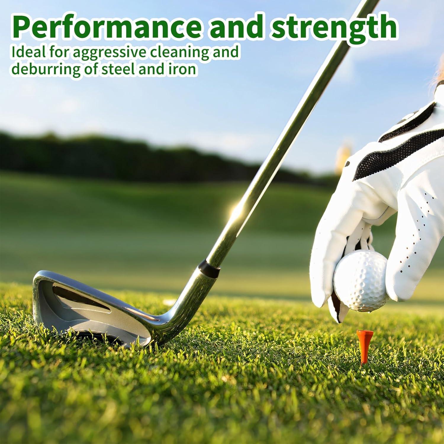 Juego de cepillos de limpieza de golf Pretwad 4 piezas acero inoxidable