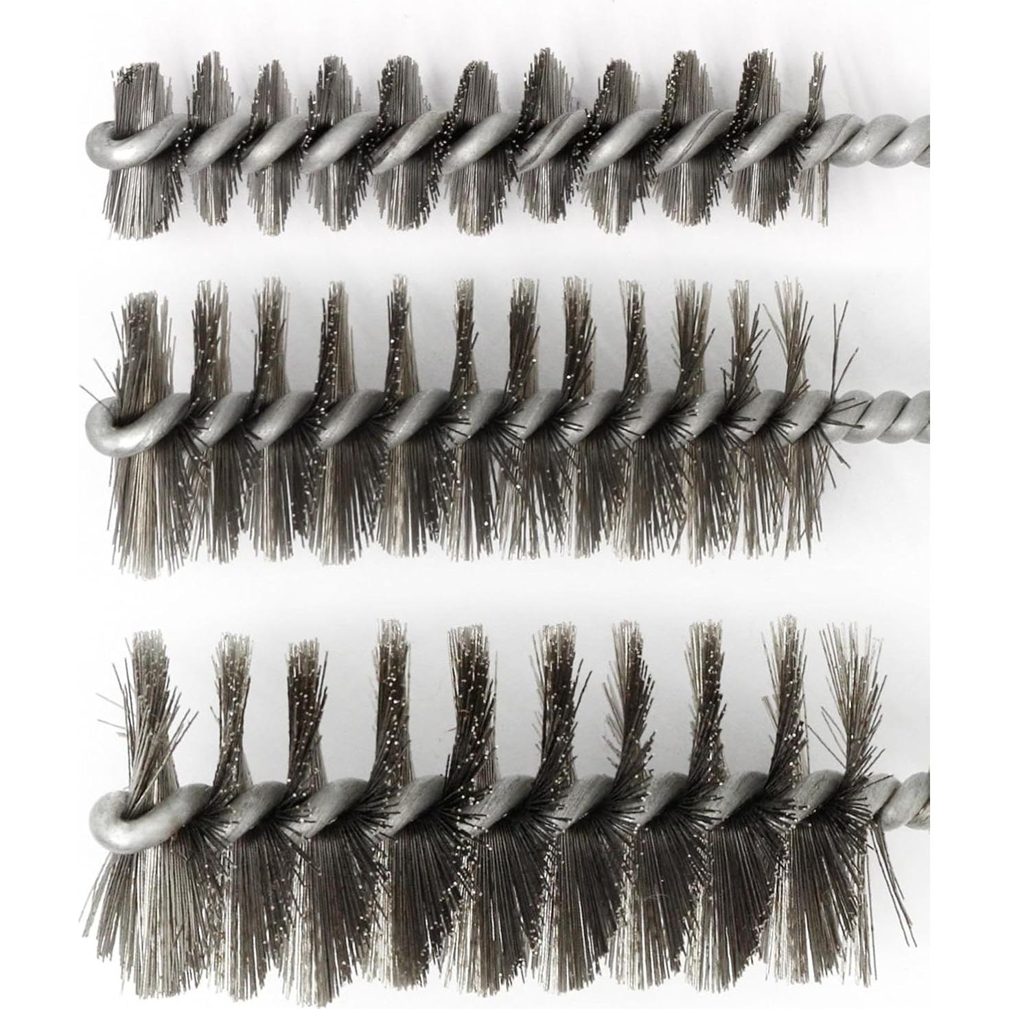 Juego de 6 Cepillos de Agujero BUXIMN Acero Inoxidable 12-25mm