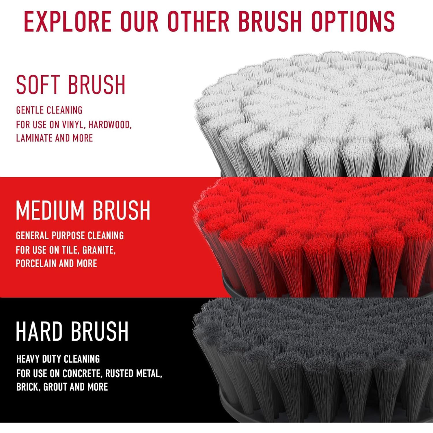 Cepillo de Limpieza Suave Hoover AH86100, 15.88 cm, Para Superficies Delicadas