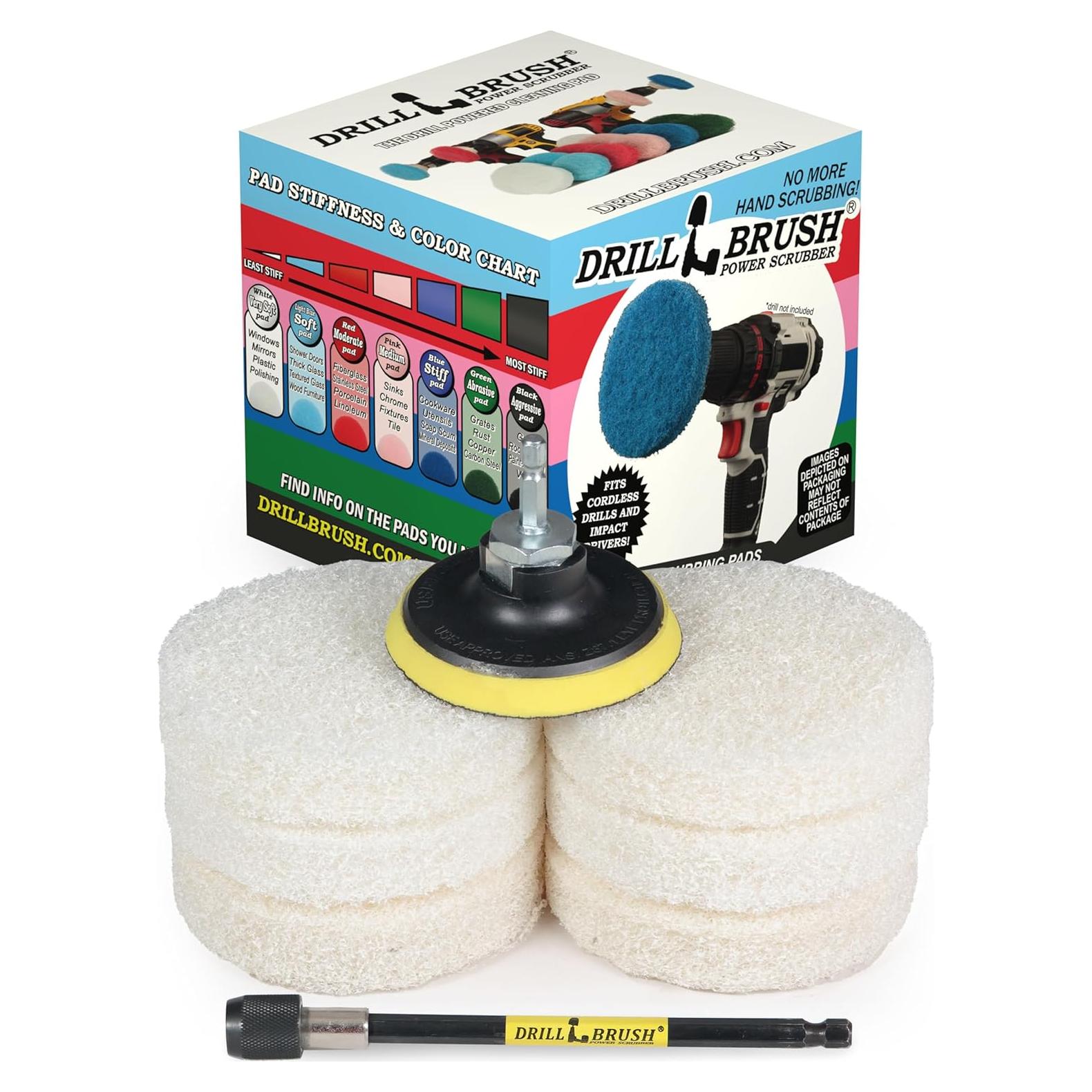 Juego de Almohadillas de Fregado para Taladro Drillbrush 6X