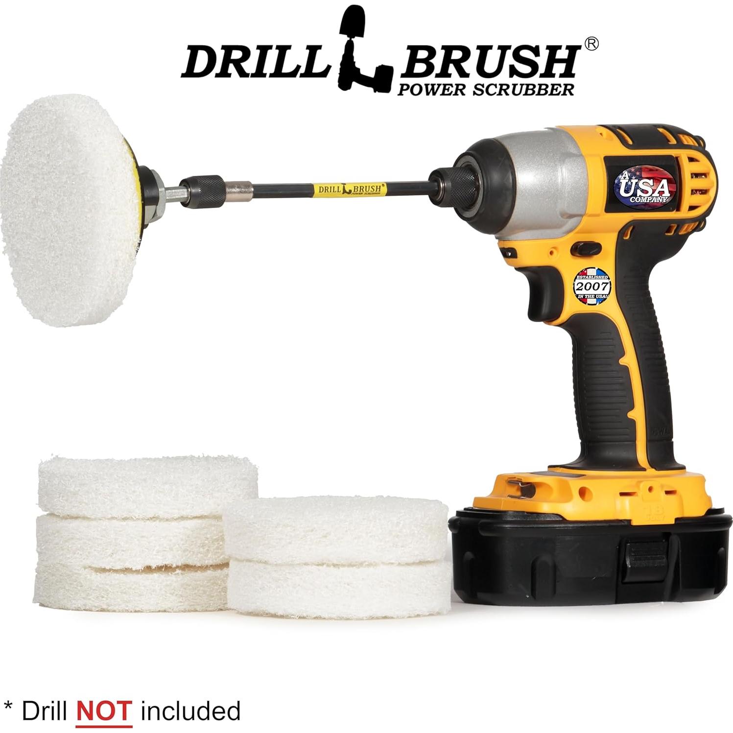 Juego de Almohadillas de Fregado para Taladro Drillbrush 6X