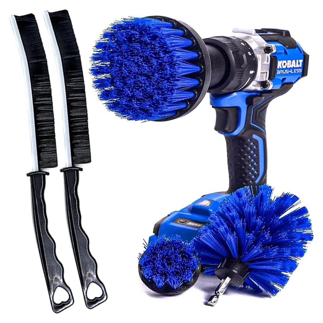 Juego de Cepillos de Limpieza de Lechada Diamond Shine 5 Piezas