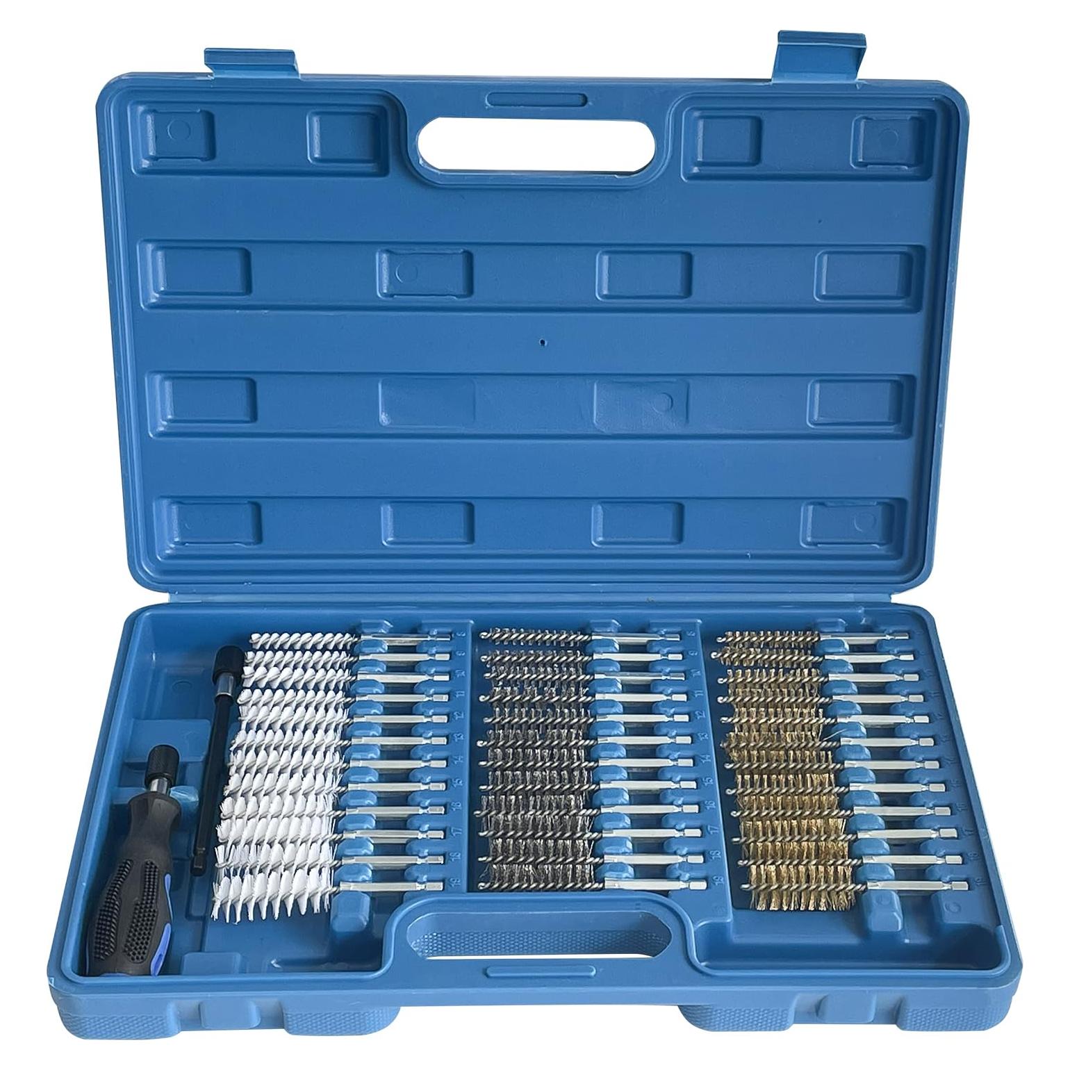 Juego de cepillos de alambre Sutekus 36 piezas con vástago 6 mm