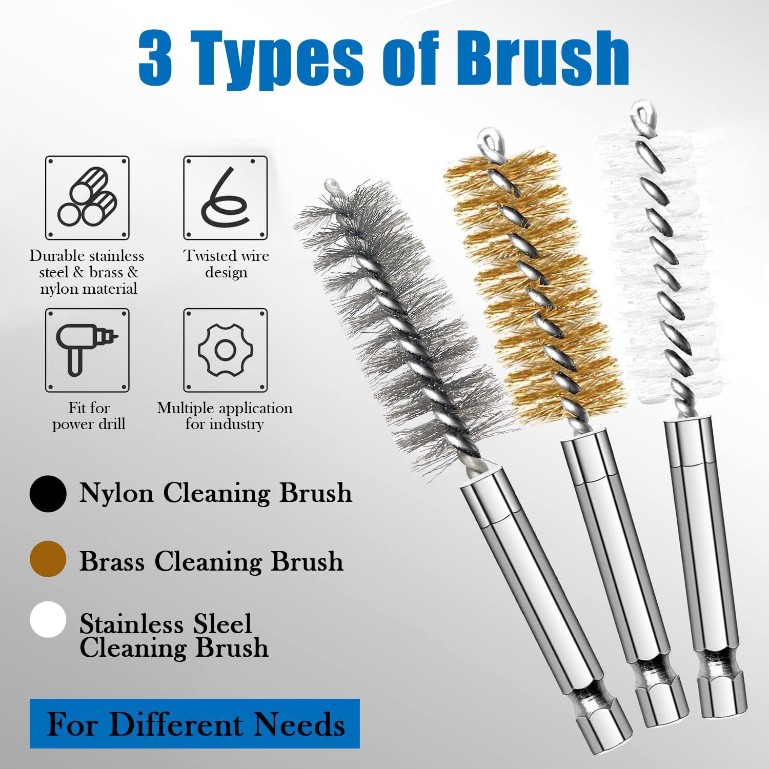 Juego de cepillos de alambre Sutekus 36 piezas con vástago 6 mm