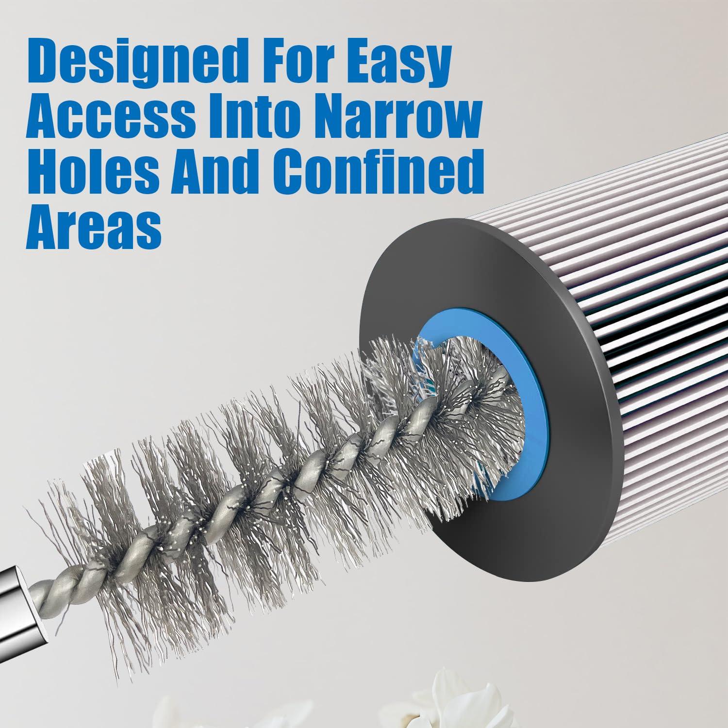 Juego de cepillos de alambre Sutekus 36 piezas con vástago 6 mm