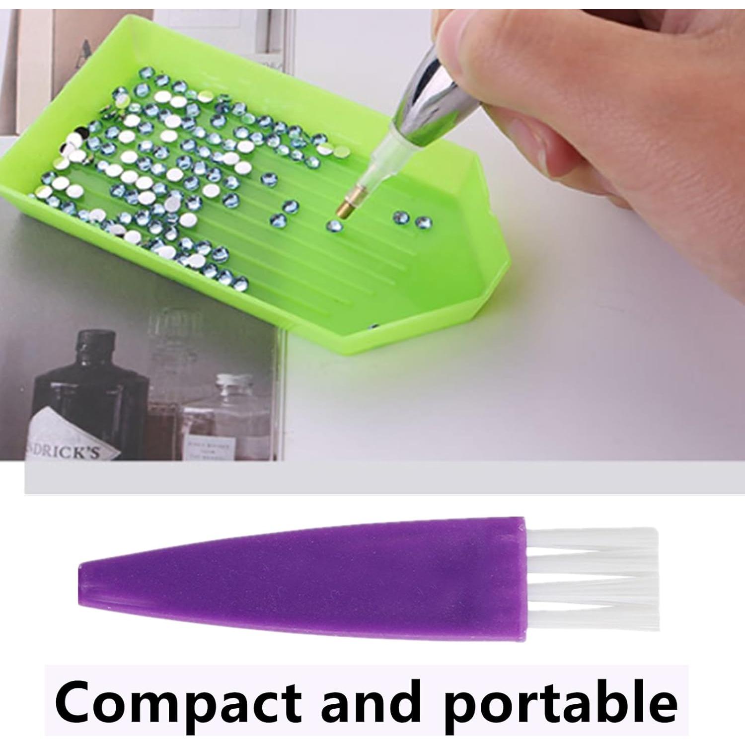 Juego de 4 Pinceles para Pintura de Diamantes Fuulqgui Morado