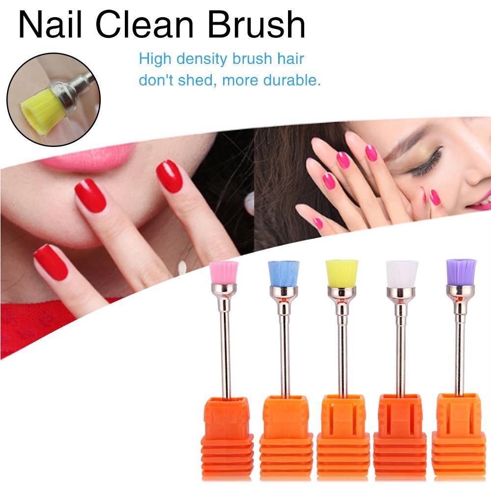 Juego de 5 Brochas de Limpieza de Esmalte Dioche - Acero Inoxidable