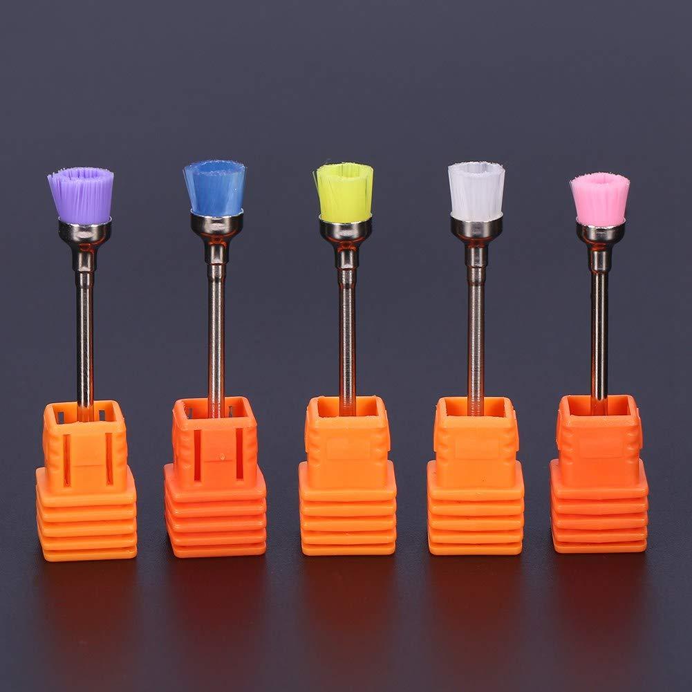 Juego de 5 Brochas de Limpieza de Esmalte Dioche - Acero Inoxidable