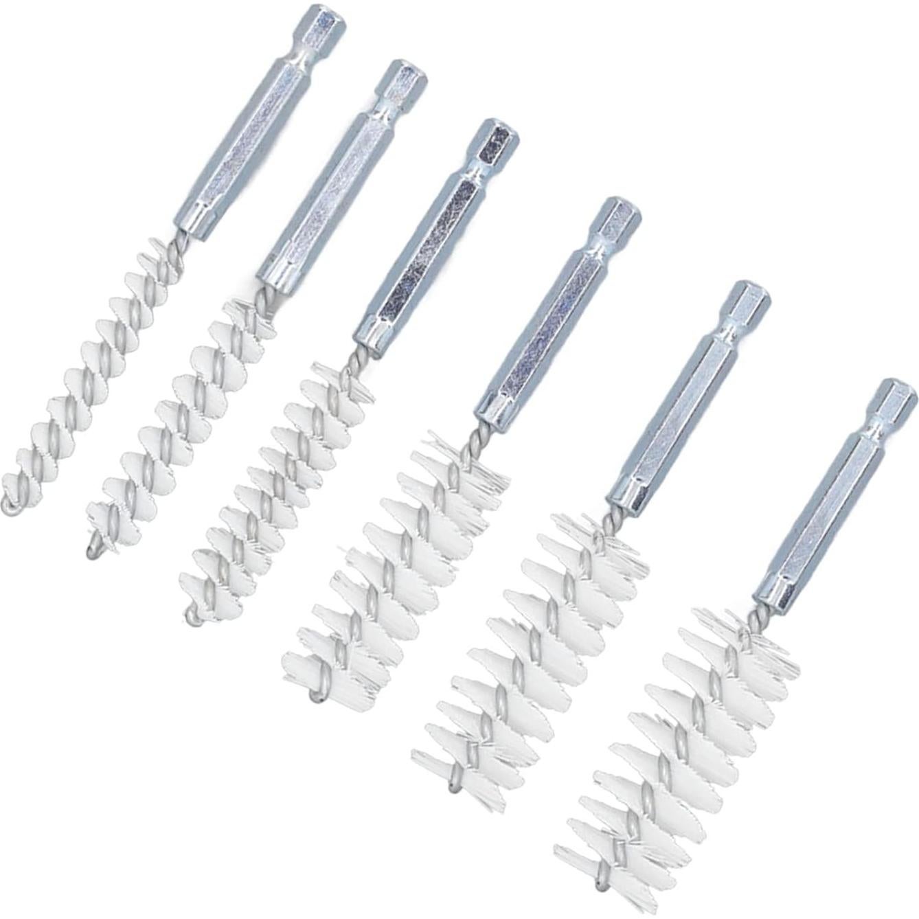 Juego de 6 Cepillos de Limpieza WALFRONT con Vástago Hexagonal