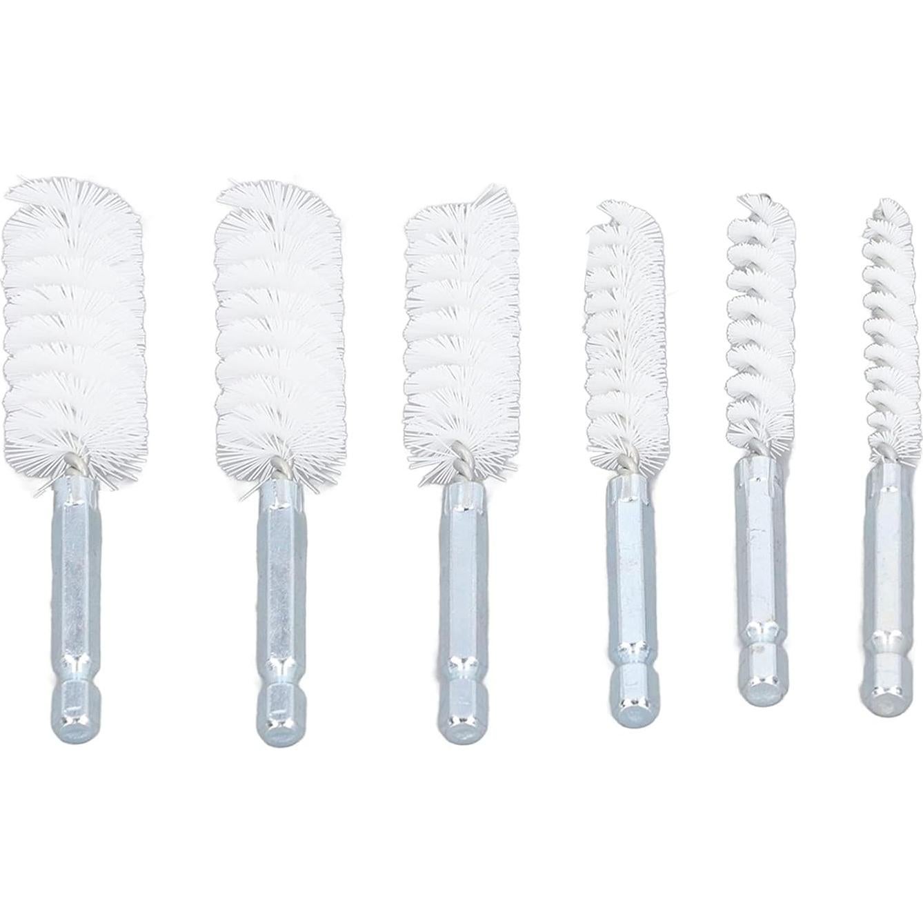 Juego de 6 Cepillos de Limpieza WALFRONT con Vástago Hexagonal