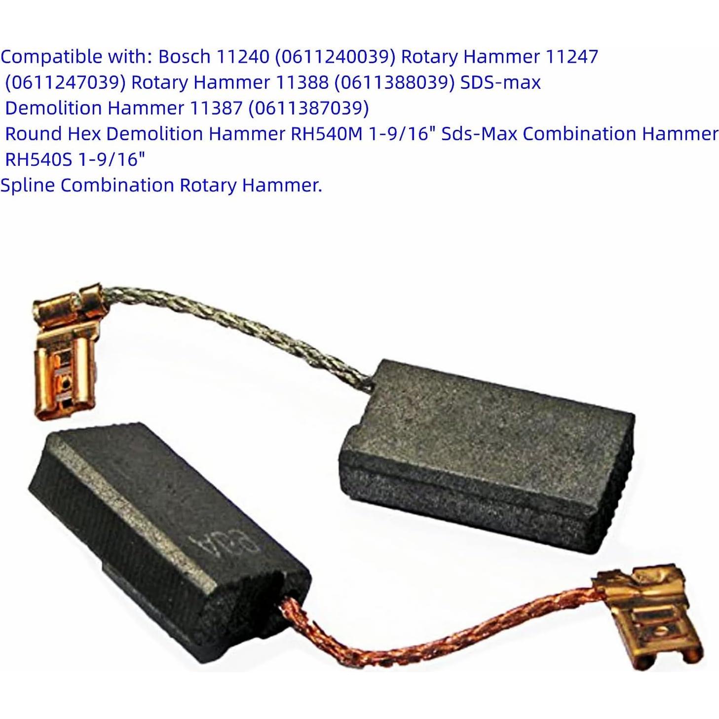 Cepillo de Carbón ZLLITONS 1617014138 para Martillo Rotativo Bosch