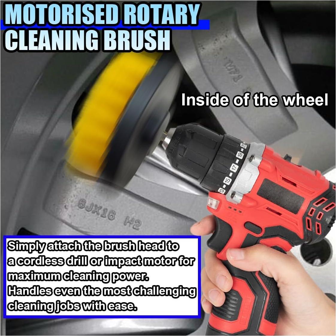 Juego de cepillos de limpieza para taladro ZIMISI 2 piezas