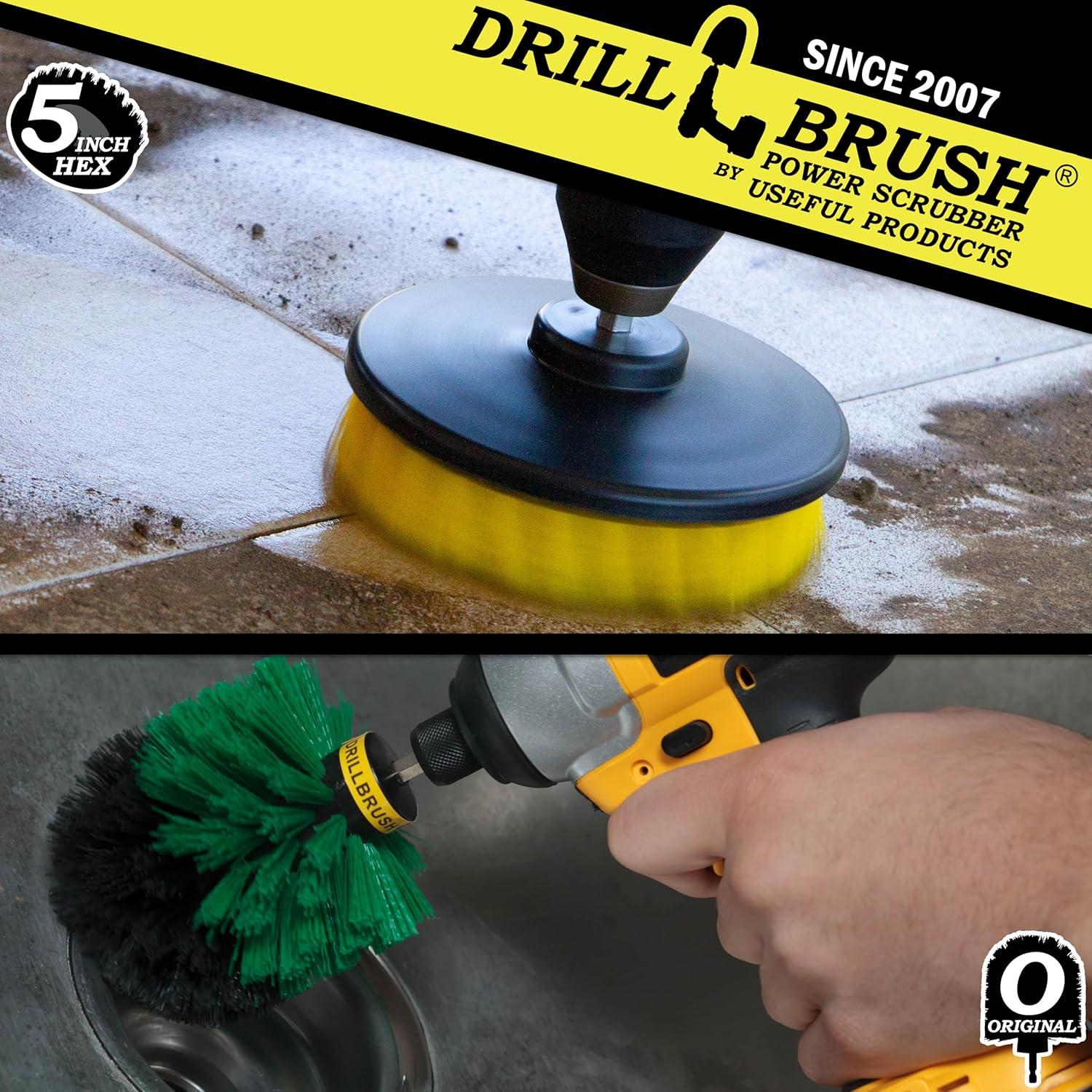 Juego de Cepillos de Limpieza para Taladro Drillbrush - 2 Piezas