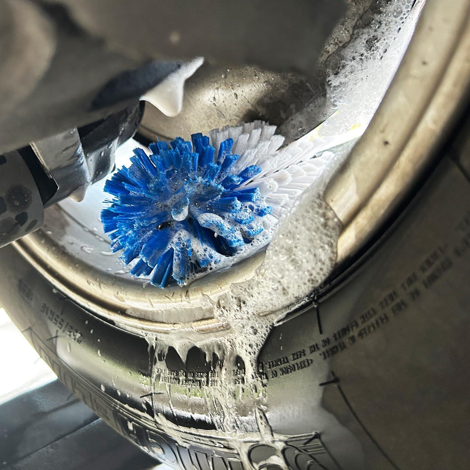 Kit de Cepillos de Limpieza para Ruedas HOLANHING 3 Pk